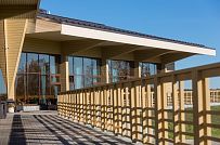 Построенный клубный дом с рестараном по технологии фахверк для гольф-клуба Земляничные поляны - мини - 22