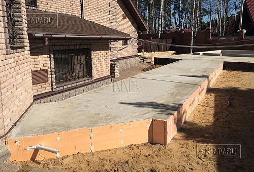 Монтаж фундамента УШП для строительства большого спа-комплекса 1000 кв м с бассейном в городе Котельники Московской области - 38