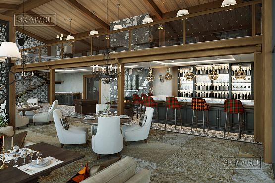 Интерьер клубного дома гольф-клуба - 6