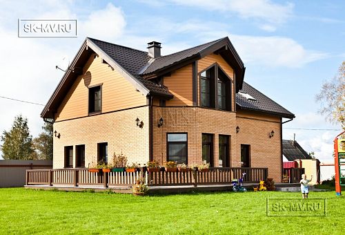 Построенный каркасный теплый дом 150 кв м с эркером и открытой террасой в п Горная Шальдиха - 25