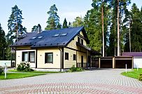 Строительство большого желтого каркасного дома с гаражом и сауной в пгт Сиверский - мини - 7