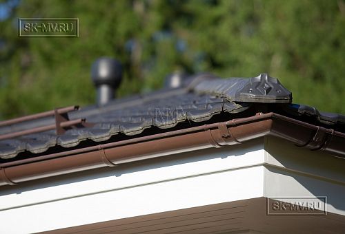 Одноэтажная усадьба в английском стиле в КП Галактика, технология каркас - 20