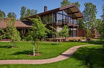 Фото репортаж с места строительства SPA комплекса с панорамными окнами в Котельниках - мини - 15