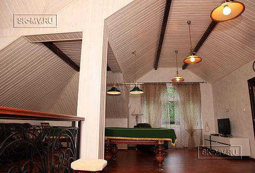 Дизайн интерьера в классическом стиле загородного дома с мансардой в кп Галактика - 8