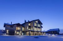 Фото репортаж с места строительства кирпичного дома ок 800 кв м с цоколем и СПА в д Пеники Лен области - мини - 39