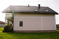 Строительство каркасного коттеджа с большой террасой в п Ольшаники - мини - 11