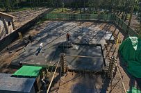 Монтаж индивидуального расчётного фундамента УШП PRO для строительства кирпичного двухэтажного дома в Рощино 2, S плиты = 340 кв.м, Лениградская обл. - мини - 44