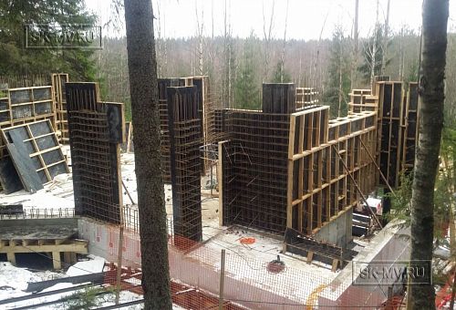 Монолитный дом строится в п Тарасово Ленинградской области - 16