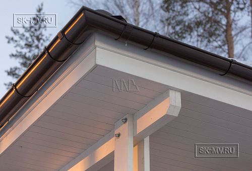 Фото репортаж с места строительства SPA комплекса с панорамными окнами в кп Сосновый берег  - 11