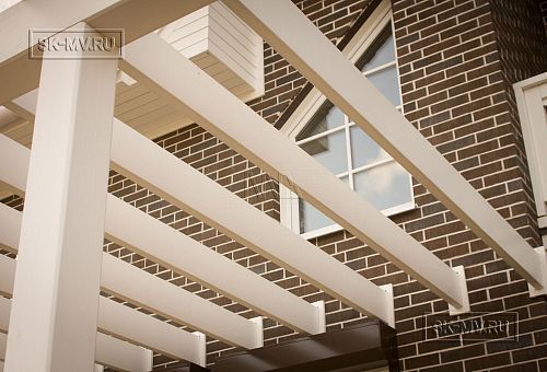 Строительство каркасного коттеджа с кирпичной отделкой в поселке Черничные поля Москва - 10