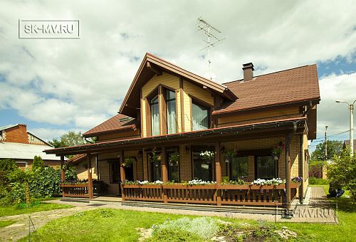 Строительство зимнего каркасного дома 222 кв м с эркером и гаражом в п Володарский - 25