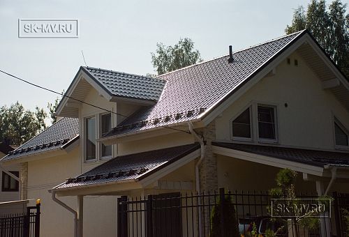 Строительство каркасного дома с навесом для автомобиля в п Пески - 14