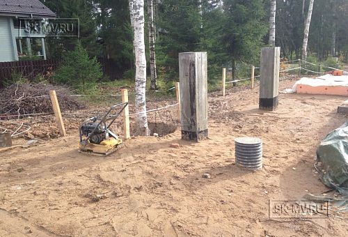 13. Монтаж железобетонных опорных колон