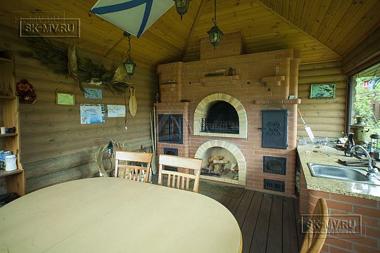 Зимние беседки с барбекю--1