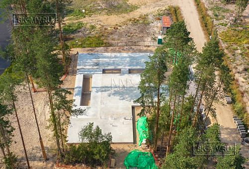 Монтаж индивидуального расчётного фундамента УШП PRO для строительства кирпичного дома в Рощино 2, S плиты = 530 кв.м, Лениградская обл. - 72