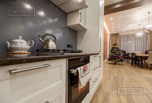 Дизайн интерьера загородного дома из кирпича в Пениках 1 - 30