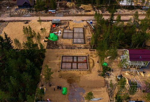 Монтаж индивидуального расчётного фундамента УШП PRO для строительства кирпичного двухэтажного дома в Рощино, Лениградская обл. - 19