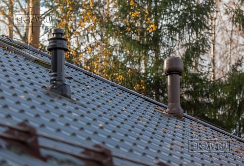 Построенный одноэтажный дом из газобетона с шатровой крышей в СНТ Фауна - 16