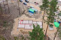 Монтаж индивидуального расчётного фундамента УШП PRO для строительства каркасного дома в Рощино 2, S заливки = 178 кв.м, Лениградская обл. - мини - 20