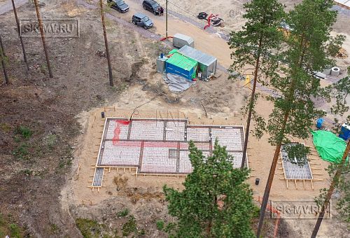 Монтаж индивидуального расчётного фундамента УШП PRO для строительства каркасного дома в Рощино 2, S заливки = 178 кв.м, Лениградская обл. - 20