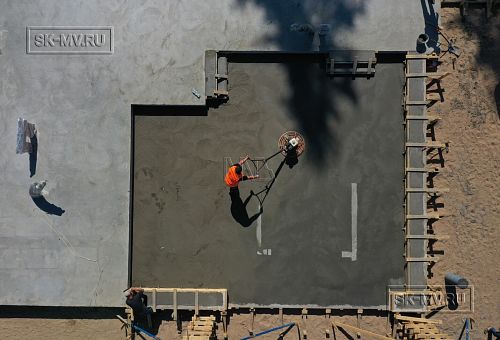 Монтаж индивидуального расчётного фундамента УШП PRO для строительства кирпичного двухэтажного дома в Рощино 2, S плиты = 340 кв.м, Лениградская обл. - 41