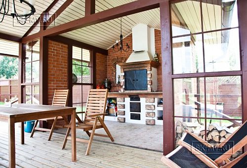 Строительство каркасного теплого дома с террасой и балконом в п Энколово - 31