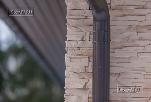 Построенный одноэтажный дом из газобетона с шатровой крышей в СНТ Фауна - 9