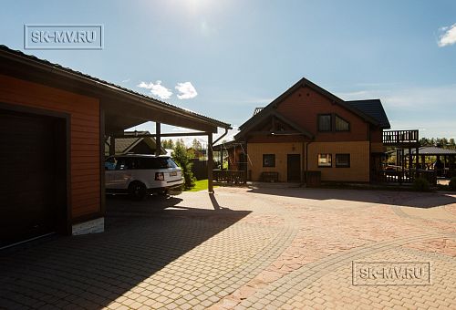 Строительство энергоэффективного каркасного дома 200 кв м с балконом Северная корона 26 - 11