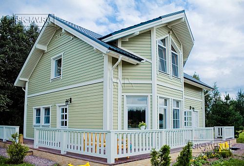 Строительство надежного каркасного дома с эркером и террасой в поселке Озерки - 4