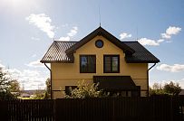 Фото отчет о построенном зимнем каркасном доме с мансардой Северная корода 61 в пос. Волочаевка - мини - 8