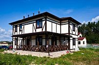 Построенный по каркасной технологии в к п Парквэй загородный дом для постоянного проживания в стиле фахверк площадью 200 кв м - мини - 30