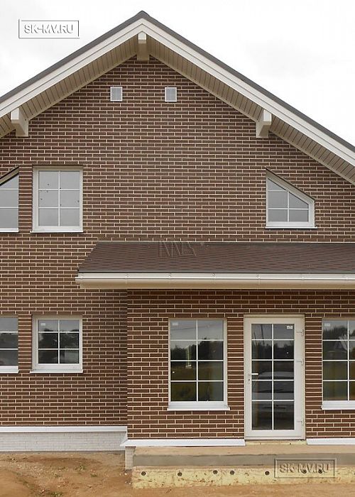 Строительство каркасного двухэтажного коттеджа около 200 кв м с террасой в деревне Себенки