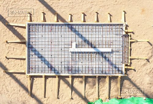 Монтаж индивидуального расчётного фундамента УШП PRO для строительства каркасного дома в Рощино 2, S заливки = 178 кв.м, Лениградская обл. - 3