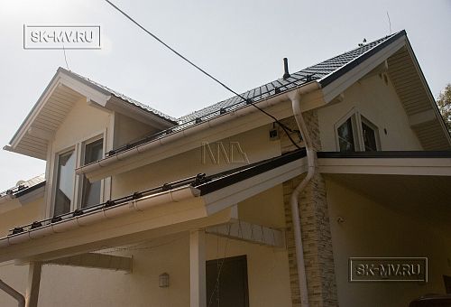 Строительство каркасного дома с навесом для автомобиля в п Пески - 16