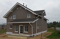 Строительство каркасного двухэтажного коттеджа около 200 кв м с террасой в деревне Себенки - мини - 2