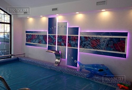 Дизайн интерьера загородного дома со СПА зоной и бассейном в Репино - 9