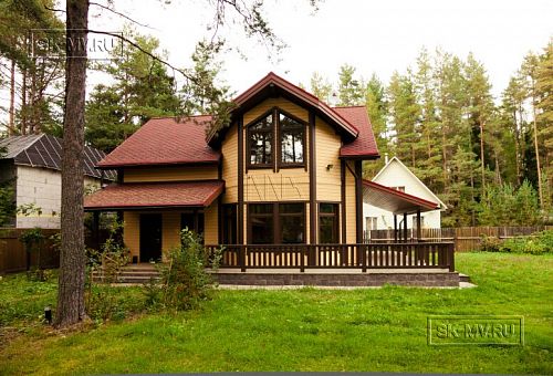 Строительство зимнего каркасного дома 175 кв м с эркером и мансардным этажом в п Вырица - 17