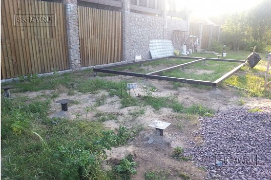 Фото репортаж с места строительства каркасного дома 155 кв м с эркером и террасой в п Овсяное - 9