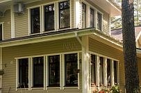 Построенный двухэтажный каркасный коттедж в комаровском стиле в п Комарово - мини - 15