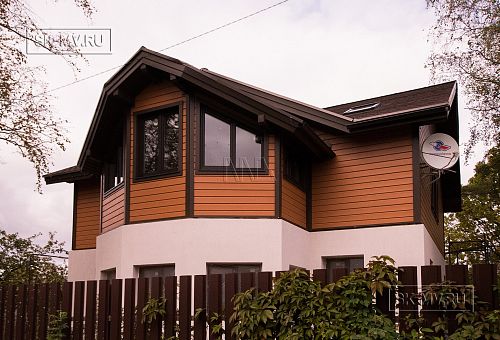 Строительство комбинированного загородного дома из газобетона и дерева в п Володарский - 10