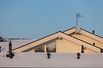 Фото репортаж с места строительства комбинированного дома площадью 1400 кв м с цоколем и СПА в д Пеники Ленобласти - мини - 5