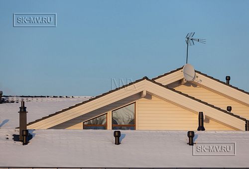 Фото репортаж с места строительства комбинированного дома площадью 1400 кв м с цоколем и СПА в д Пеники Ленобласти - 5