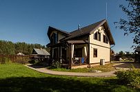 Фото репортаж с места строительства каркасного дома 155 кв м с эркером и террасой в п Овсяное - мини - 9