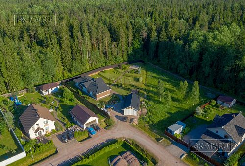 Одноэтажная усадьба в английском стиле в КП Галактика, технология каркас - 4