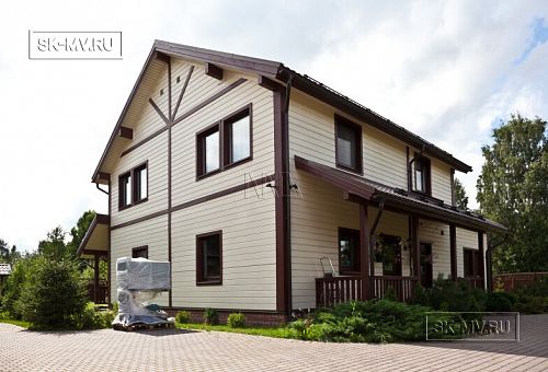 Строительство каркасного теплого дома с террасой и балконом в п Энколово - 15