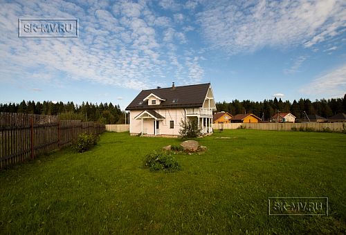 Строительство каркасного коттеджа с большой террасой в п Ольшаники - 19