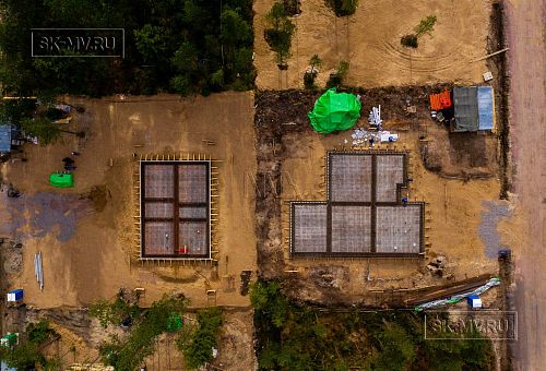 Монтаж индивидуального расчётного фундамента УШП PRO для строительства одноэтажного кирпичного дома в п. Рощино, Ленинградская обл. - 23