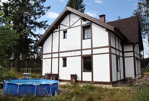 Строительство теплого каркасного дома в стиле фахверк, в п Медное озеро - 7