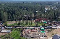 Монтаж индивидуального расчётного фундамента УШП PRO для строительства кирпичного одноэтажного дома в Репино, Лениградская обл. - мини - 23