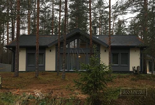 Фото репортаж с места строительства одноэтажного зимнего дома 136 кв м по скандинавской технологии в кп Волшебное озеро - 7